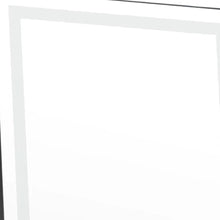Load image into Gallery viewer, 65" Aluminum Round Lighted Freestanding Framed Cheval Mirror - Black
