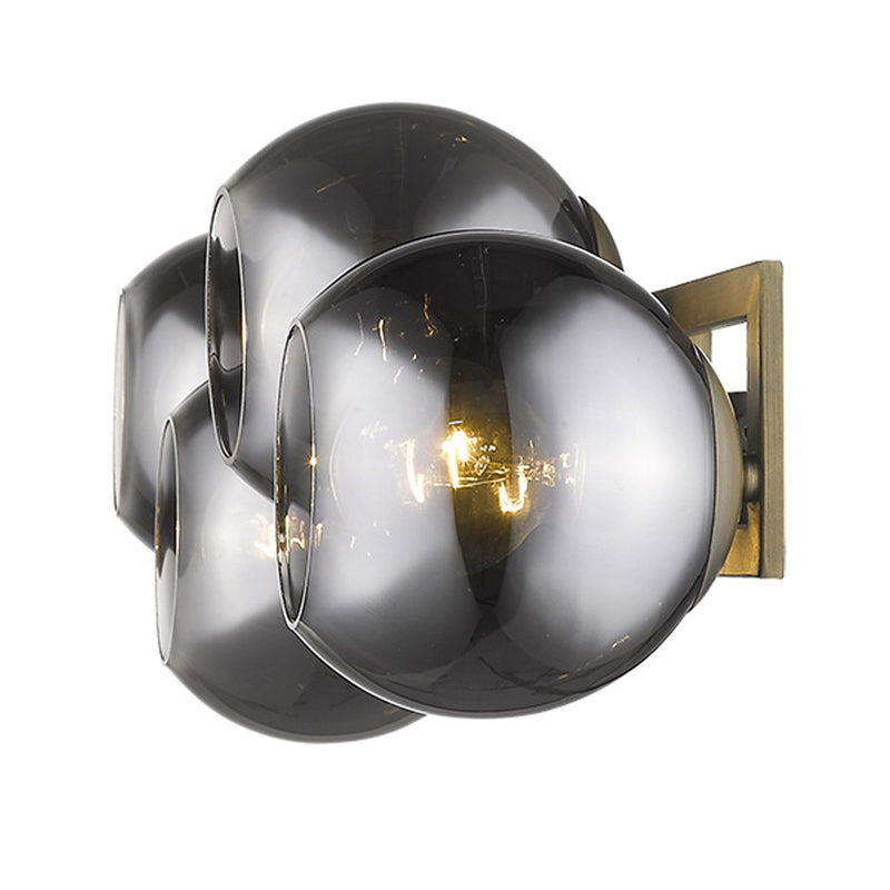 Lunette 4-Light Aged Sconce - Brass