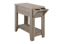 Load image into Gallery viewer, Wood End Table With Shelf - Taupe
