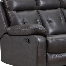 Load image into Gallery viewer, Polyester Blend Reclining U Shaped Three Piece Corner Sectional - Dark Gray
