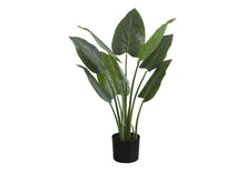 Load image into Gallery viewer, 37" Tall, Artificial Plant, Aureum Tree, Indoor, Faux, Fake, Floor, Greenery, Potted, Real Touch, Decorative - Green / Black
