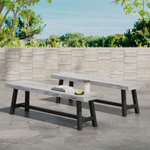 Load image into Gallery viewer, Tranquilizer - Outdoor Acacia Wood Bench With Slat Panel Design

