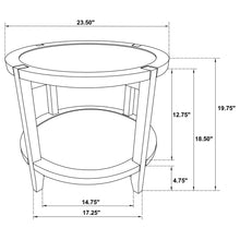 Load image into Gallery viewer, Isbell - Round Table With Storage Shelf
