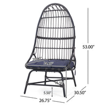 Load image into Gallery viewer, Elon - Cocoon Chair - Gray
