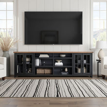Load image into Gallery viewer, TV Stand Console For TVs Up To 100" - Black / Whiskey
