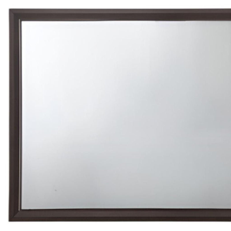 35" Mounted Dresser Mirror - Espresso