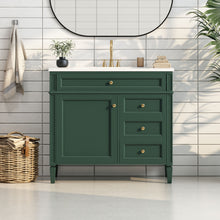 Load image into Gallery viewer, Bathroom Vanity With 2 Drawers And Tip-Out Drawer, Storage Cabinet

