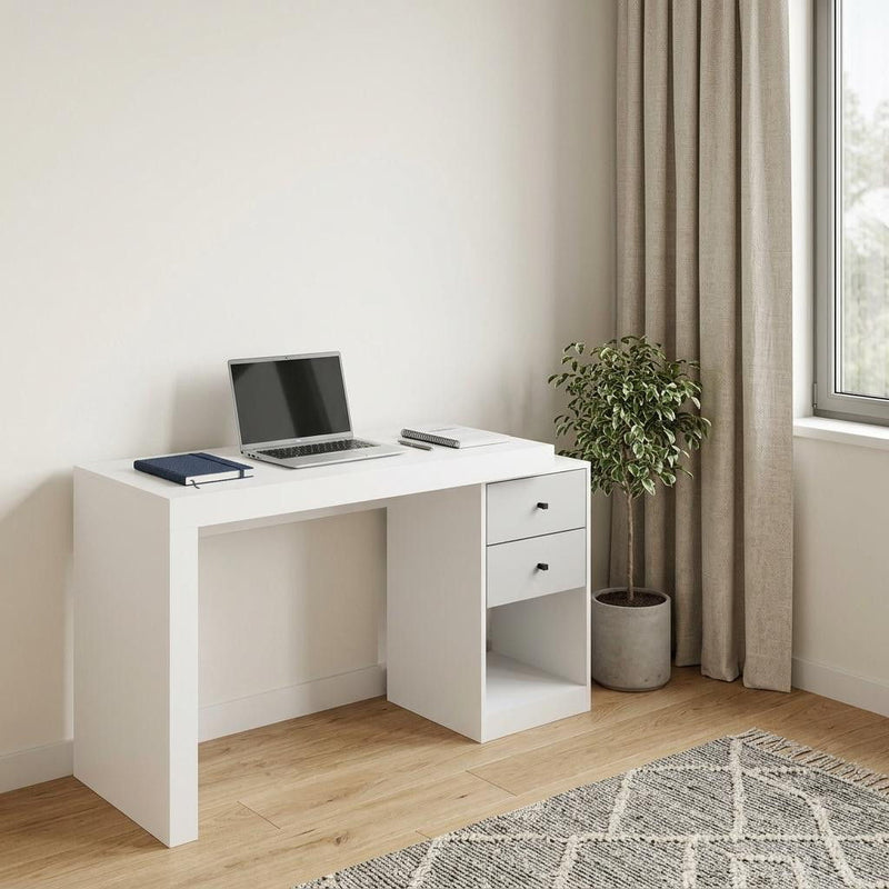 Writing Desk With Two Drawers (723768) - White