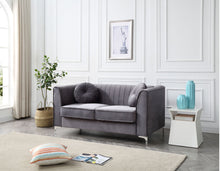Load image into Gallery viewer, Glam Styled Micro Suede Loveseat
