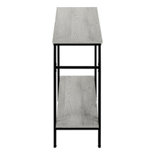 Load image into Gallery viewer, Frame Console Table With Shelves - Gray And Black
