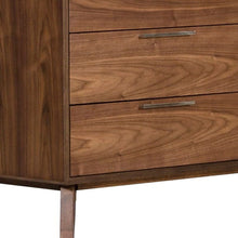 Load image into Gallery viewer, Wood Six Drawer Double Dresser - Brown
