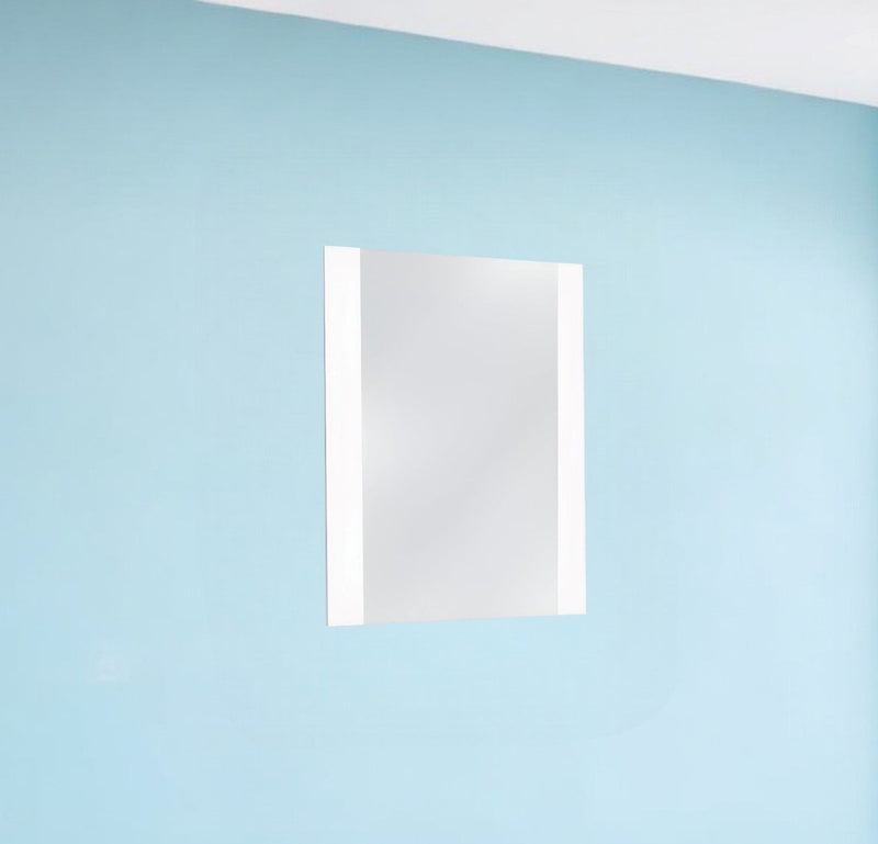 41" Framed Mounted Dresser Mirror - White
