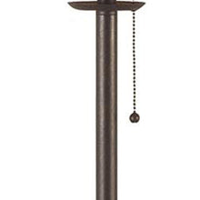 Load image into Gallery viewer, Traditional Shaped Floor Lamp With White Empire Shade - Black

