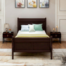 Load image into Gallery viewer, Platform Bed Frame Mattress Foundation Sleigh Bed With Headboard / Footboard / Wood Slat Suppor
