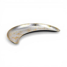 Load image into Gallery viewer, Handmade Crescent Trinket Tray (744452) - Silver / Silver
