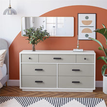 Load image into Gallery viewer, Valencia - 7 Drawer Wide Dresser - Taupe
