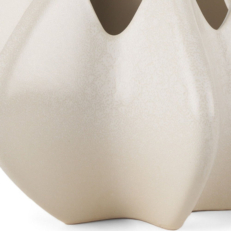 Sculptural Table Vase (608338) - Cream