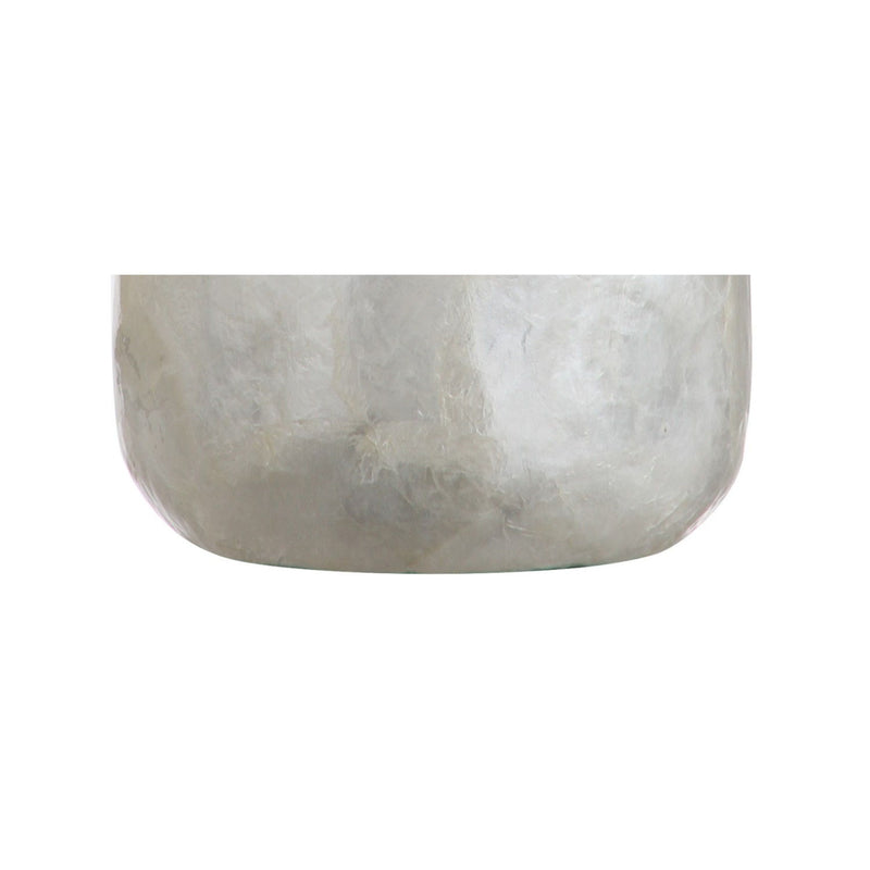 21" Novelty Table Lamp With Drum Shade - White