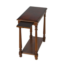 Load image into Gallery viewer, 24" x 12" x 24.3" End Table With Shelf - Dark Brown
