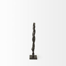 Load image into Gallery viewer, Round Braided Tabletop Sculpture (392412) - Black
