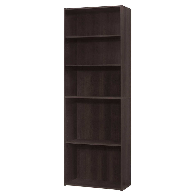 Cappuccino Adjustable Bookcase - Cappuccino