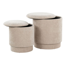 Load image into Gallery viewer, Marla - Upholste Contemporary Ottoman Set
