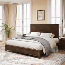 Load image into Gallery viewer, Platform Bed Frame &amp; Tall Headboard

