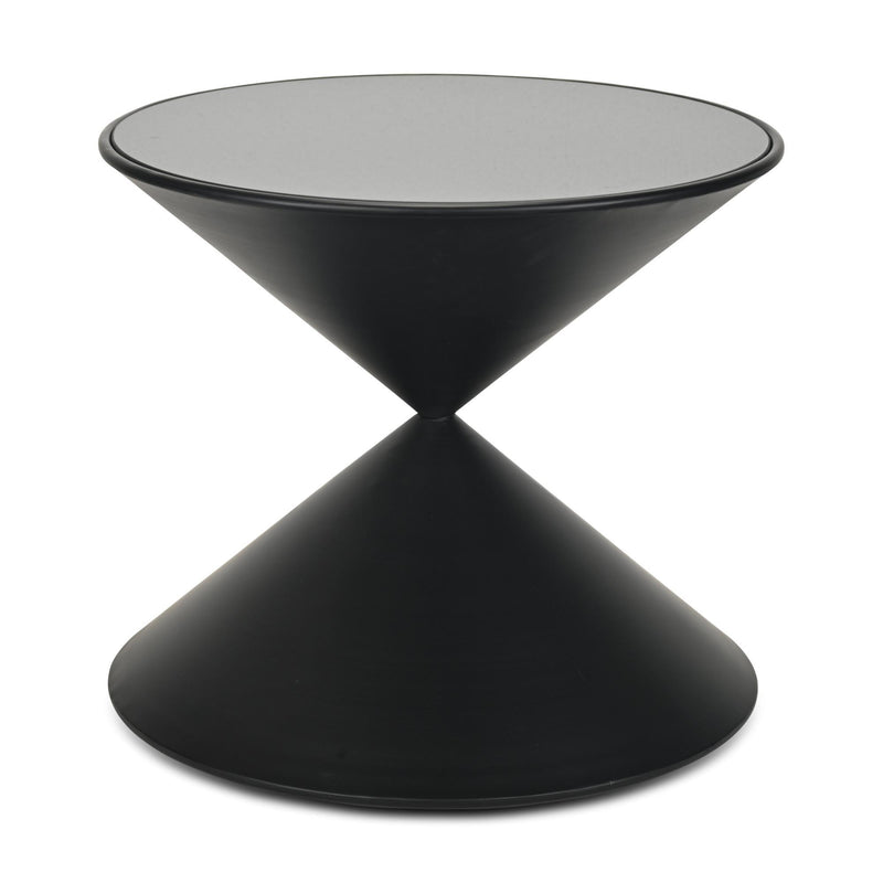 Round Hour End Table - Black