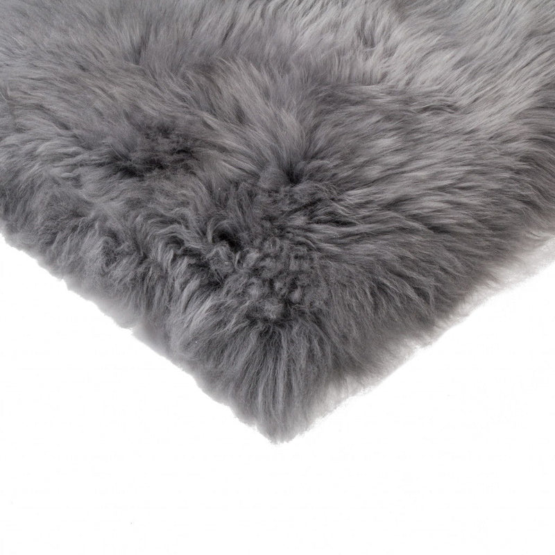 17" X 17" Wool Chair Pads (Set of 4) - Gray