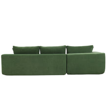 Load image into Gallery viewer, [VIDEO provided] [New] 109*68&quot; Modular Sectional Living Room Sofa Set, Modern Minimalist Style Couch, Upholstered Sleeper Sofa for Living Room, Bedroom, Salon, 2 PC Free Combination, L-Shape, Green
