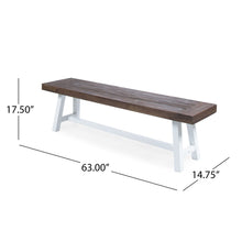 Load image into Gallery viewer, Tranquilizer - Outdoor Acacia Wood Bench With Slat Panel Design
