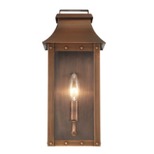 Load image into Gallery viewer, Manchester 1-Light Patina Pocket Wall Light - Cooper
