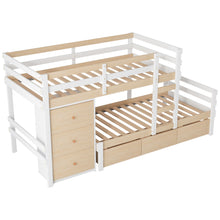 Load image into Gallery viewer, Loft Bunk Bed With Drawers And Ladder

