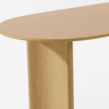 Load image into Gallery viewer, 67" Solid Wood Double Pedestal Base Oval Dining Table - Natural
