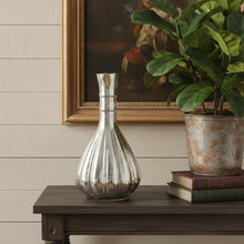 Load image into Gallery viewer, Round Table Vase - Antiqued Silver
