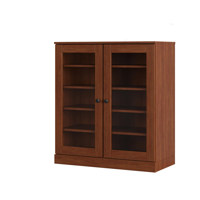 Twenty Pair Solid Woodshoe Storage Cabinet (752331) - Coffee