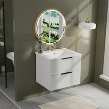 Load image into Gallery viewer, Modern Wall Mounted Floating Bathroom Vanity With Sink And Drawers
