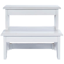 Load image into Gallery viewer, Wood Step Stool - White

