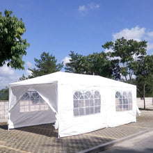 Load image into Gallery viewer, Wedding Party Canopy Tent Outdoor Gazebo With 6 Removable Sidewalls - White
