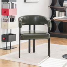 Load image into Gallery viewer, Modern Dining Upholstered Barrel Chair With Curved Back And Armrests
