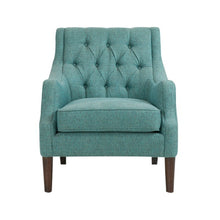 Load image into Gallery viewer, Qwen - Button Tufted Accent Chair With - Teal
