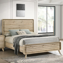 Load image into Gallery viewer, Panel Bed With Slatted Headboard And Footboard
