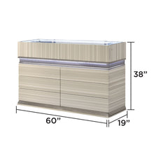 Load image into Gallery viewer, Leonor - 6 Drawer Dresser - Gray
