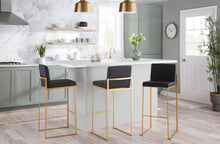 Load image into Gallery viewer, Fuji - Contemporary Design High Back Barstool
