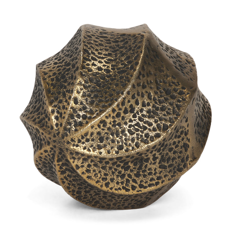 Sphere Tabletop Sculpture (729150) - Antiqued Gold