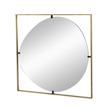 Load image into Gallery viewer, Poppy Mirror With Metal Frame Contemporary Design For Bathroom, Entryway Wall Decor
