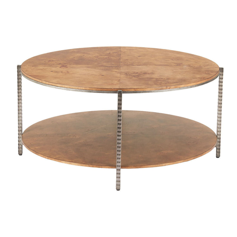 Round Coffee Table - Brown