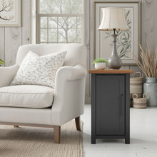 Load image into Gallery viewer, Chairside Table - Black / Whiskey
