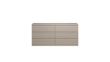 Load image into Gallery viewer, 63" Wood Six Drawer Double Dresser - Beige
