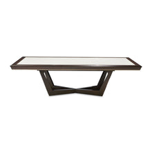 Load image into Gallery viewer, Belmont Place - Rectangular Dining Table - White / Dark Brown
